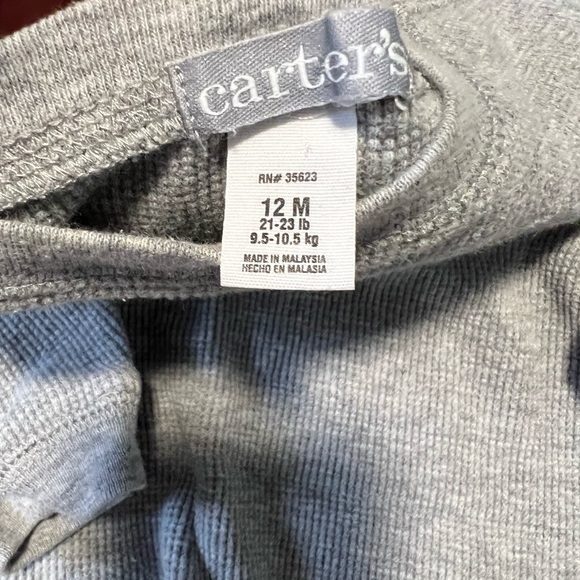 Carter’s thermal long sleeve tops - Picture 3 of 4